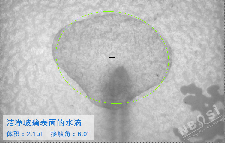 普通玻璃上的接觸角6度 普通玻璃上的接觸角6度